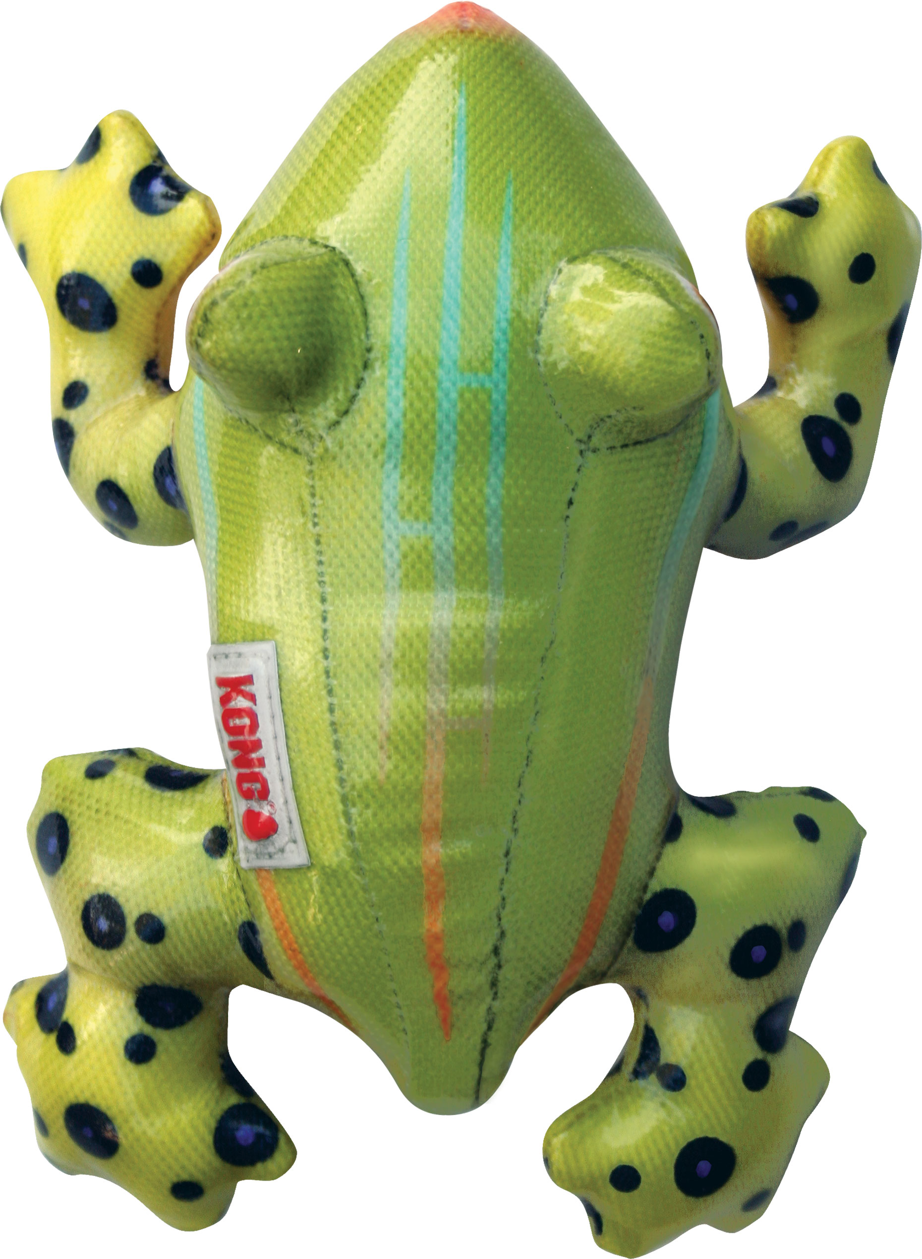 Игрушка для собак KONG Shields Tropics Frog (Ширина 14 см, Длина 19 см)